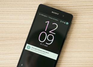 Sony Xperia E5 – Műszaki adatok