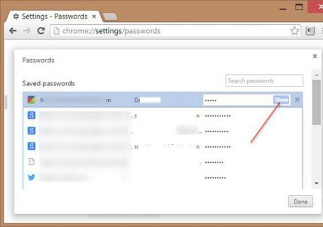 Ako otvoriť heslo pod hviezdičkami v prehliadačoch Chrome, Opera, Firefox a Comodo?